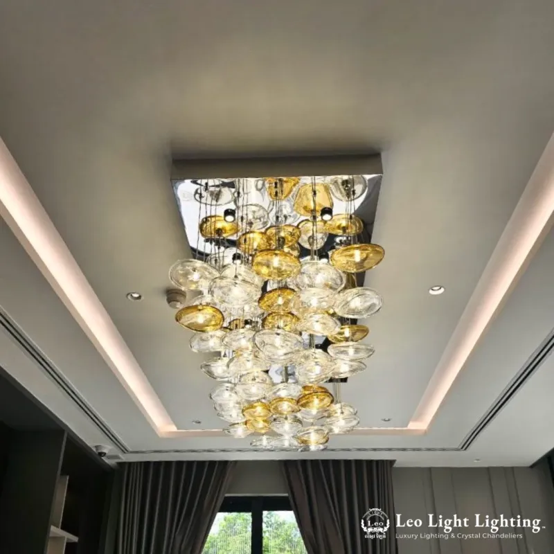 Custom lighting project by Leo Light, Phnom Penh