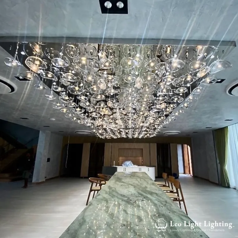 Custom lighting project by Leo Light, Phnom Penh