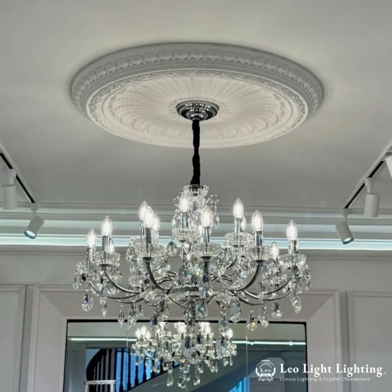 Custom lighting project by Leo Light, Phnom Penh