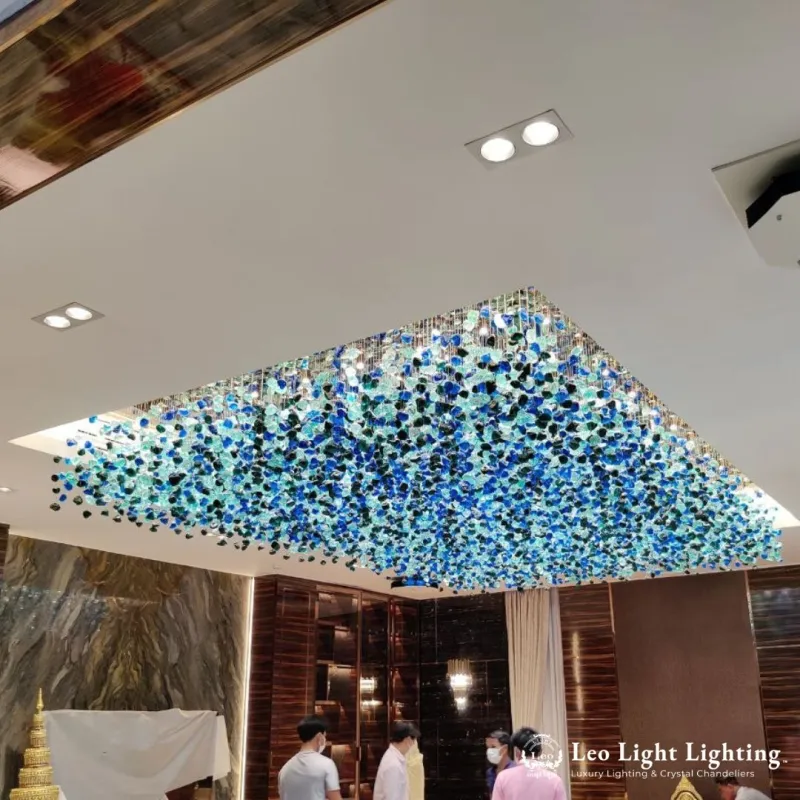 Custom lighting project by Leo Light, Phnom Penh