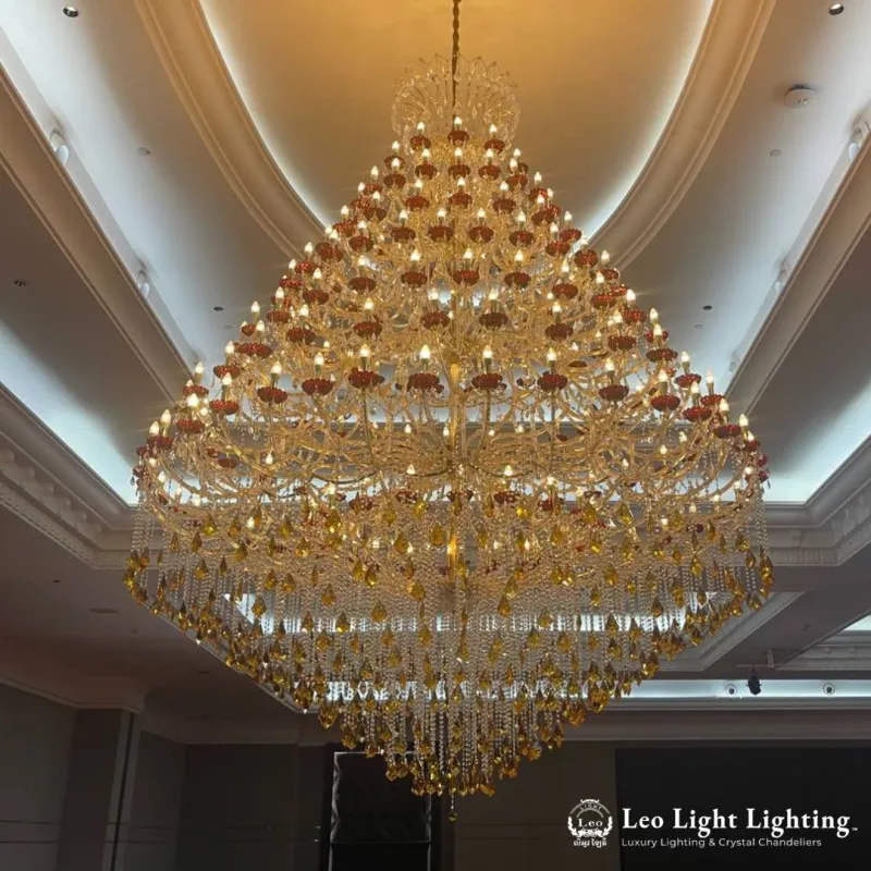 Custom lighting project by Leo Light, Phnom Penh