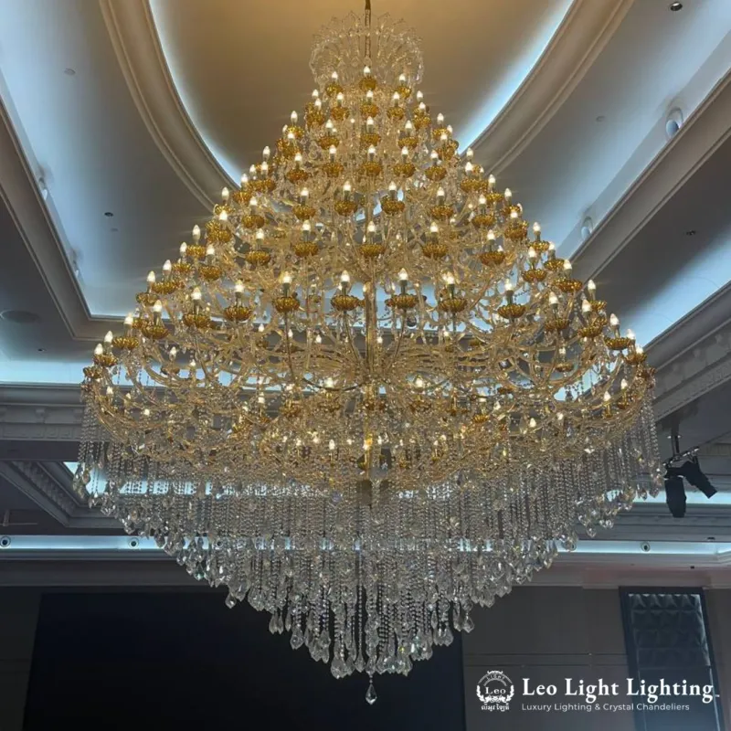 Custom lighting project by Leo Light, Phnom Penh