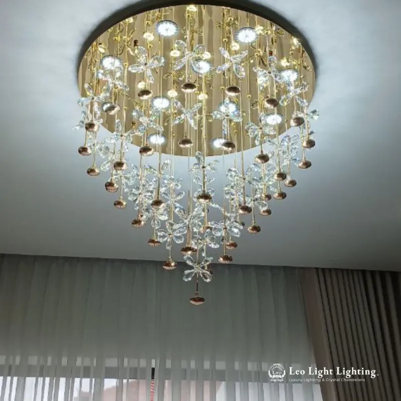 Custom lighting project by Leo Light, Phnom Penh