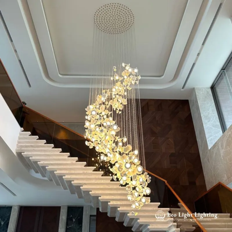 Custom lighting project by Leo Light, Phnom Penh