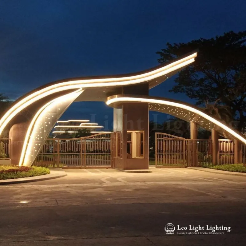 Custom lighting project by Leo Light, Phnom Penh