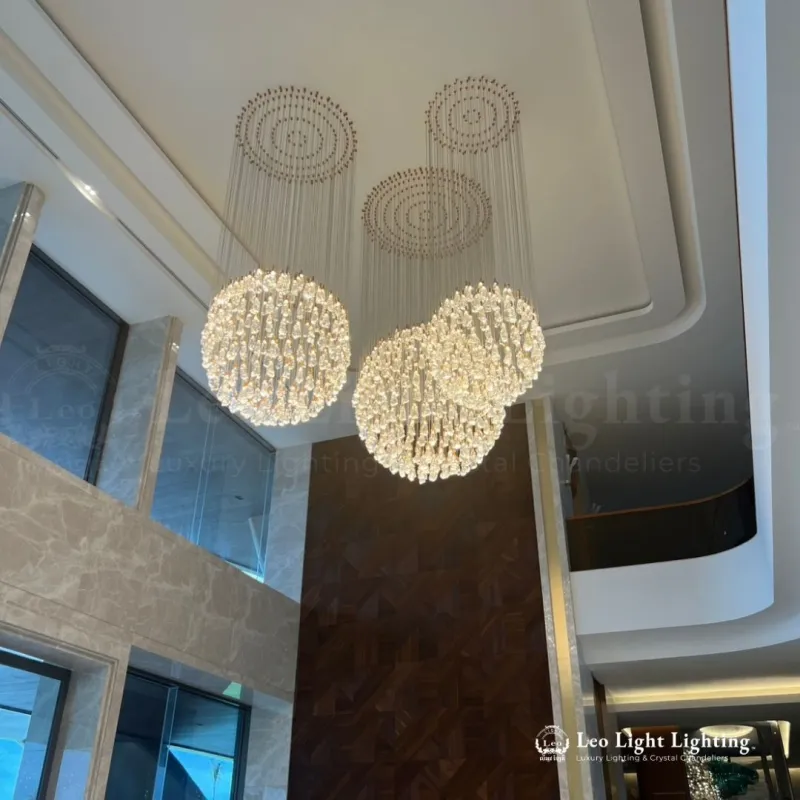 Custom lighting project by Leo Light, Phnom Penh