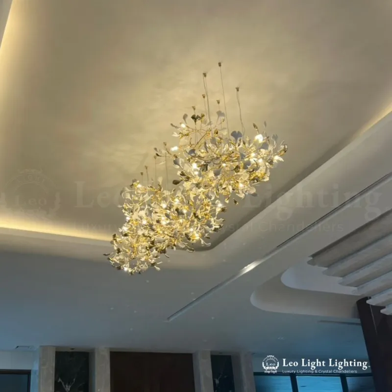 Custom lighting project by Leo Light, Phnom Penh
