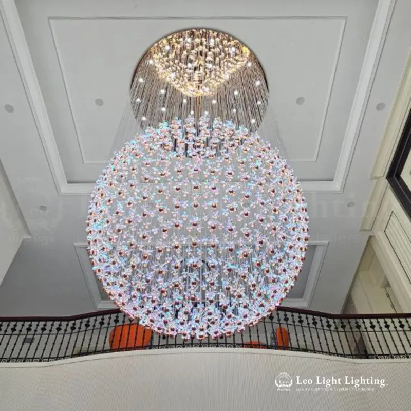 Custom lighting project by Leo Light, Phnom Penh